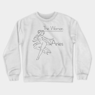 The woman Aries Crewneck Sweatshirt